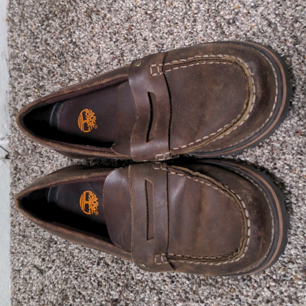 Timberland  toddler boys leather penny loafers